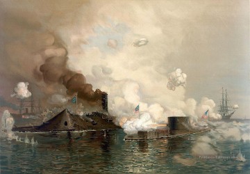 Navire de guerre des sous marins Peinture à l'huile
